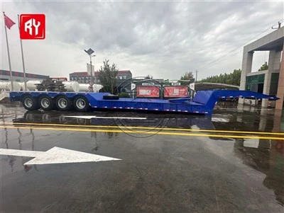 4 axe de 100 tone semi -remorcă cu pat scăzut
