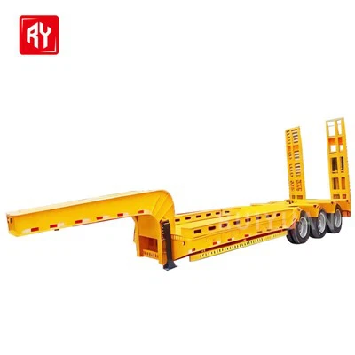 3 remorcă semi -axă cu paturi joase